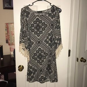 Black and white dress